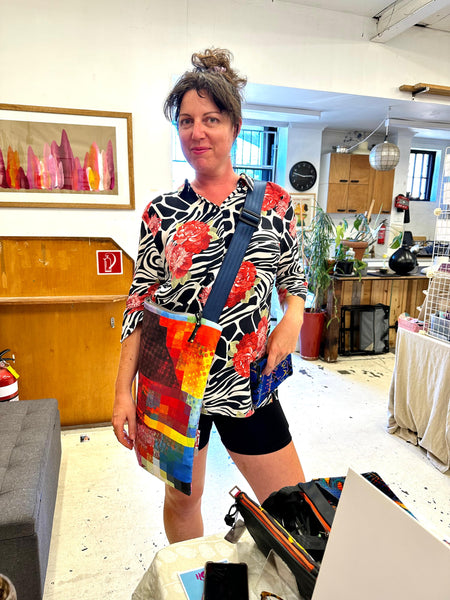 Pixel Folly X Large Cross Body Bag