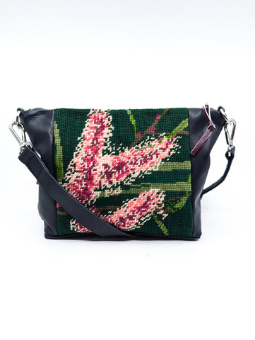Bottlebrush Vintage Tapestry Shoulder Bag
