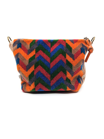 Chevron Moquette Carpet Bag