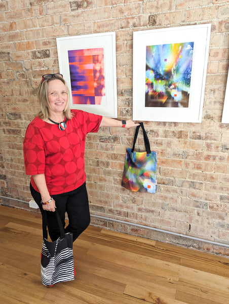 Pixel Folly X Large Cross Body Bag