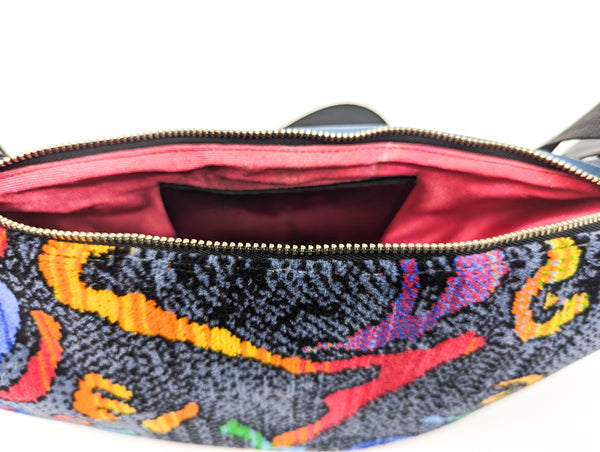 Busways Moquette Crescent Cross Body Bag