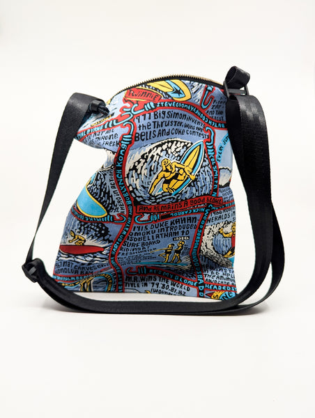 Vintage Mambo Tapestry of Surfing Tote Bag