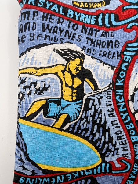 Vintage Mambo Tapestry of Surfing Tote Bag