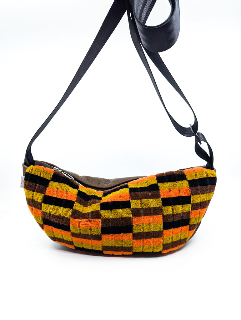 Mind The Gap Crescent Cross Body Bag