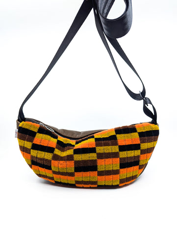 Mind The Gap Crescent Cross Body Bag