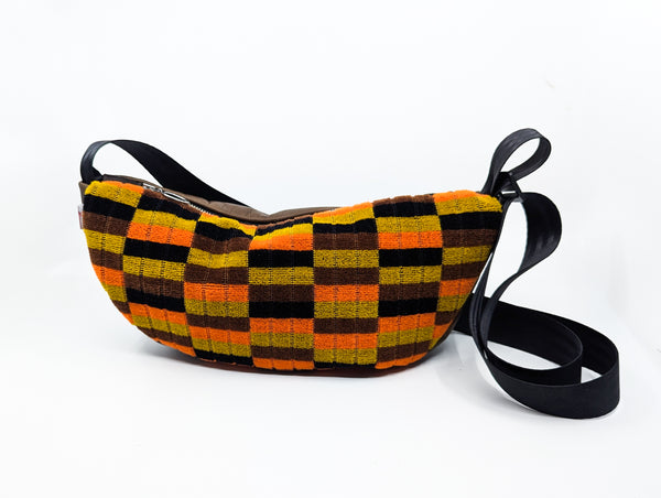 Mind The Gap Crescent Cross Body Bag