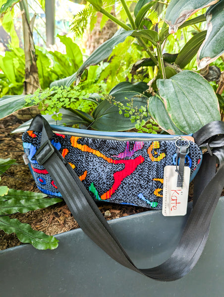 Busways Moquette Crescent Cross Body Bag