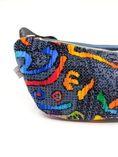 Busways Moquette Crescent Cross Body Bag