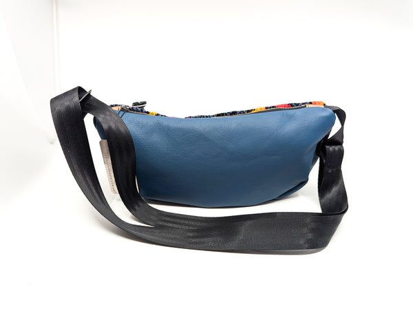 Busways Moquette Crescent Cross Body Bag