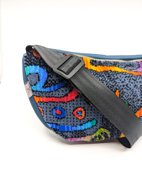 Busways Moquette Crescent Cross Body Bag