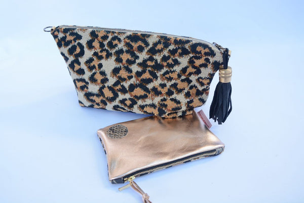 Leopard Print Shoulder Bag Medium