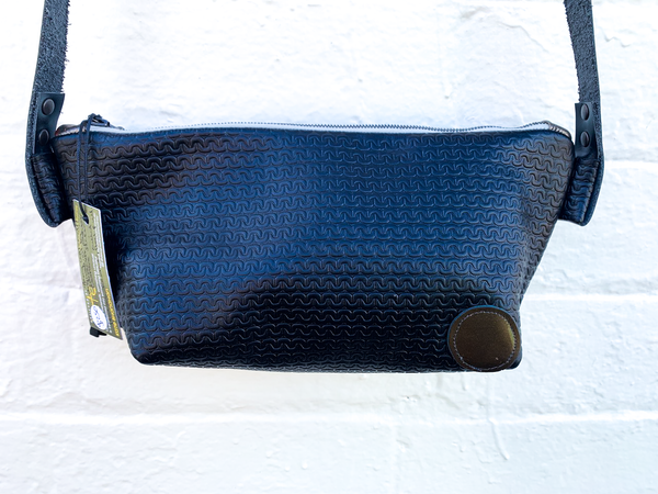 'Watching' Original Painting By Catriona Secker Leather Shoulder Bag