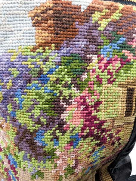 Autumn Cottage Vintage Tapestry Shoulder Bag