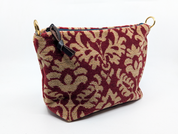 Fleur de Lys Moquette Carpet Bag