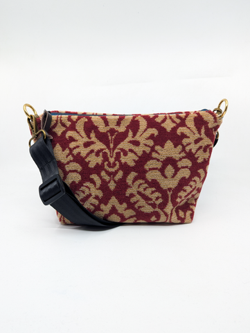 Fleur de Lys Moquette Carpet Bag