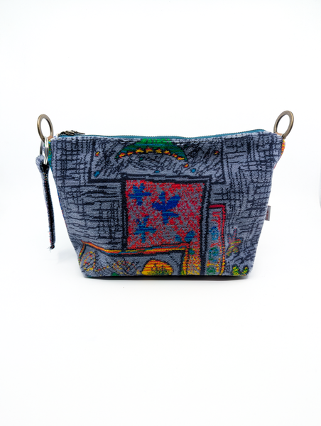 Transperth Grey Medium Carpet Bag