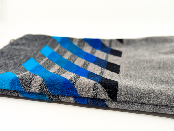 Dynamic Blue Stripe Moquette Laptop Bag - 14"