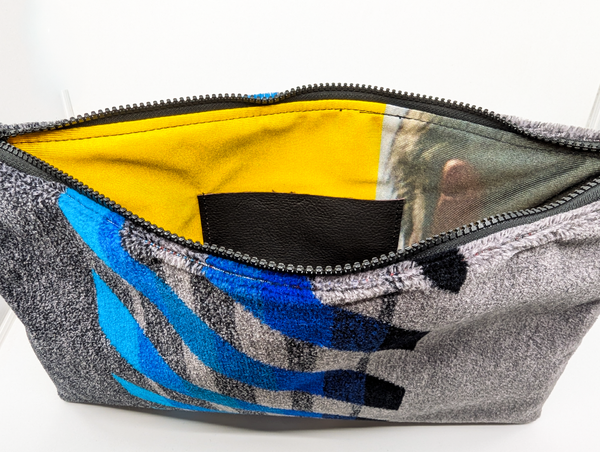 Dynamic Blue Stripe Moquette Laptop Bag - 14"