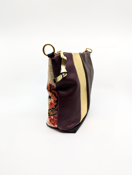 Oriental Crane Vintage Tapestry Shoulder Bag