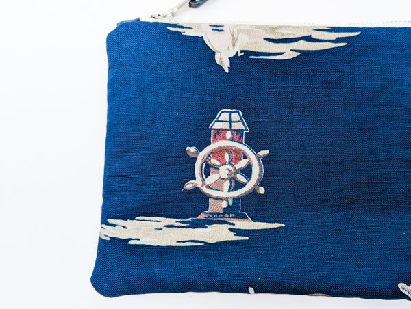 Land Ahoy! Leather Purse