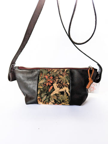 Doggie Days Leather Shoulder Bag