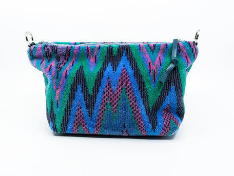 Zig Zag Vintage Moquette Medium Carpet Bag