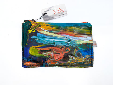Summer Afternoon Original Oil Painting Clutch