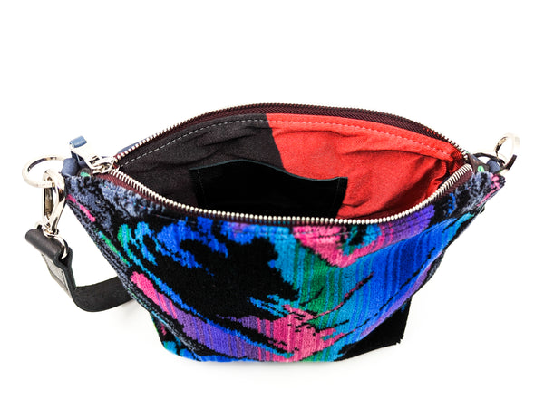 Neon Coach Vintage Moquette Shoulder Bag