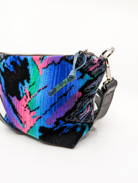 Neon Coach Vintage Moquette Shoulder Bag