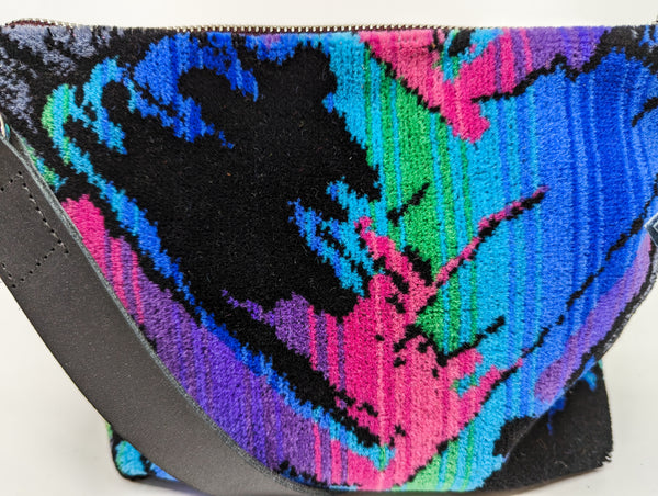 Neon Coach Vintage Moquette Shoulder Bag