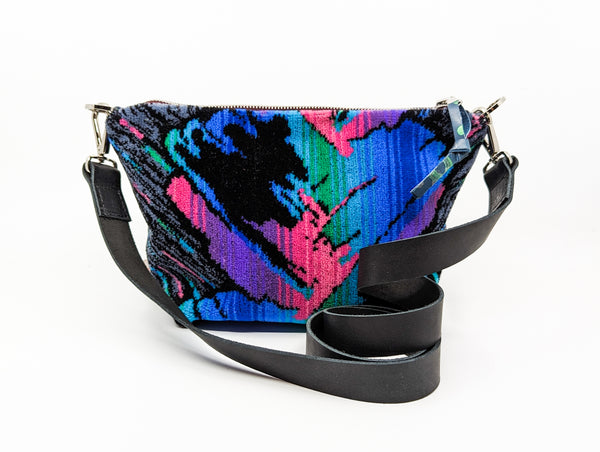 Neon Coach Vintage Moquette Shoulder Bag
