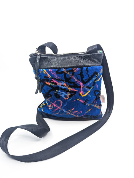 STA Sydney Bus Moquette Blue Cross Body Bag