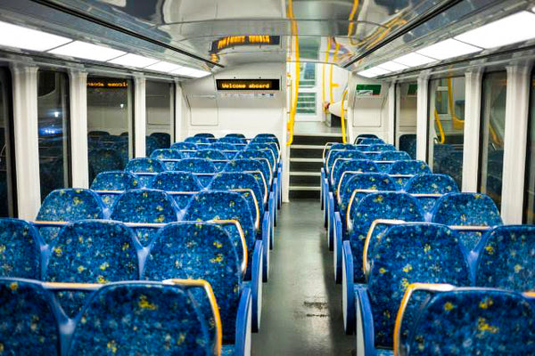 Waratah Train Moquette Large Carpet Bag
