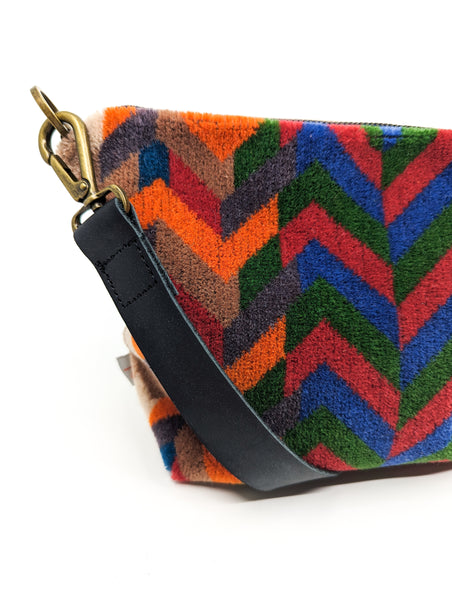 Chevron Moquette Carpet Bag