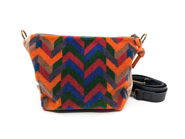 Chevron Moquette Carpet Bag