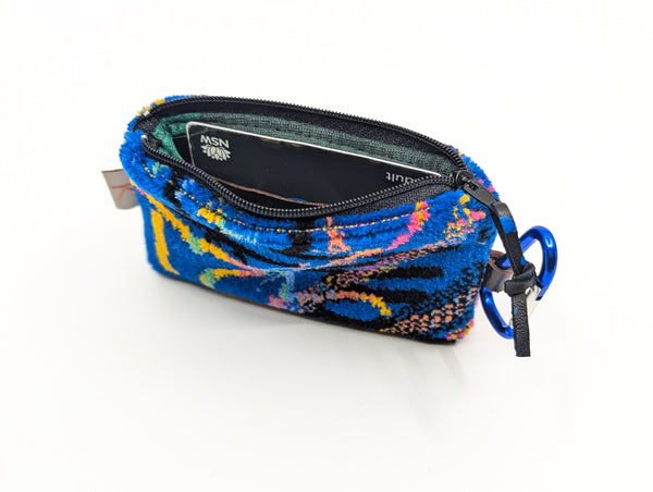 Blue and Red STA Bus 1/2 and 1/2 Coin Purse