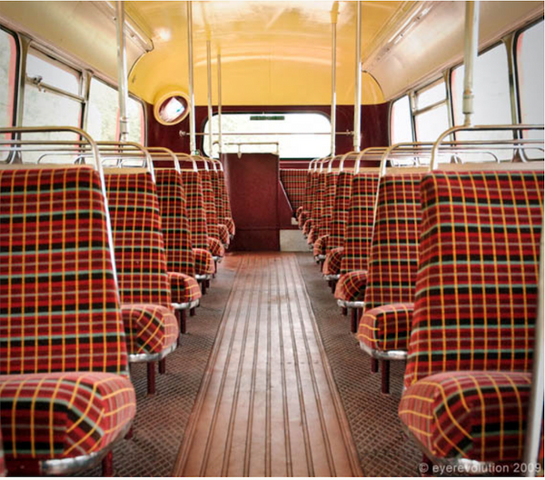 Routemaster RM London Bus Moquette Carpet Bag