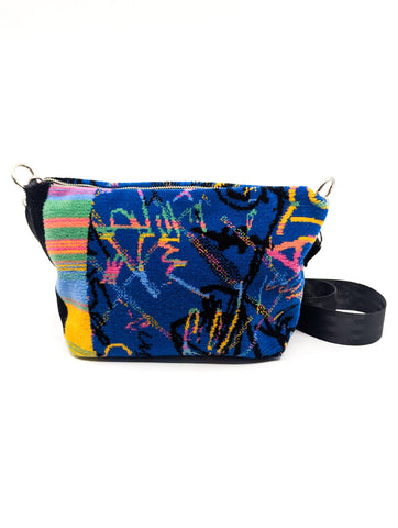 STA Sydney Bus Moquette Medium Carpet Bag (with selvedge stripe)