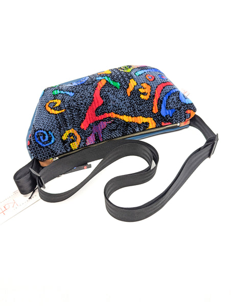 Busways Moquette Crescent Cross Body Bag