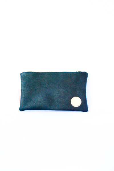 Gold Leopard Spot Clutch