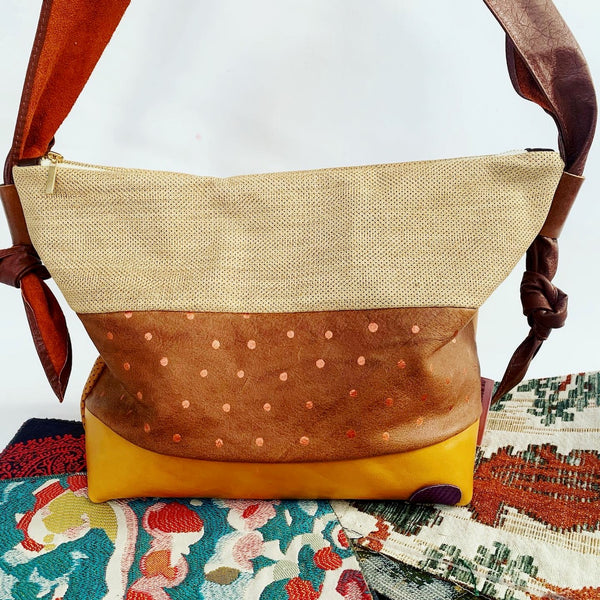 Sunrise Leather Large Slouch Bag