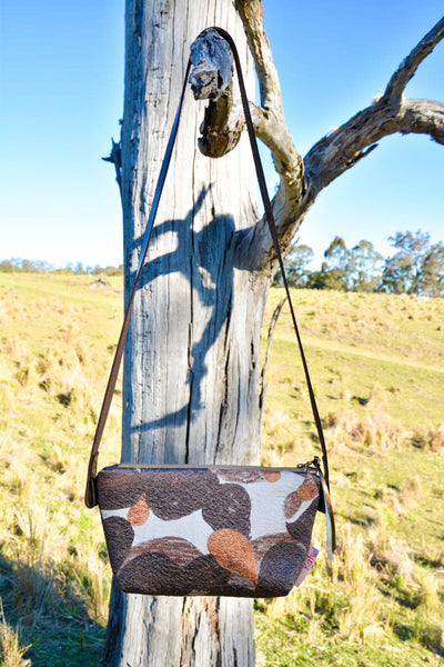 Copper Tones Leather Bag