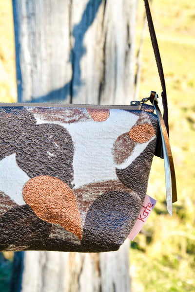 Copper Tones Leather Bag