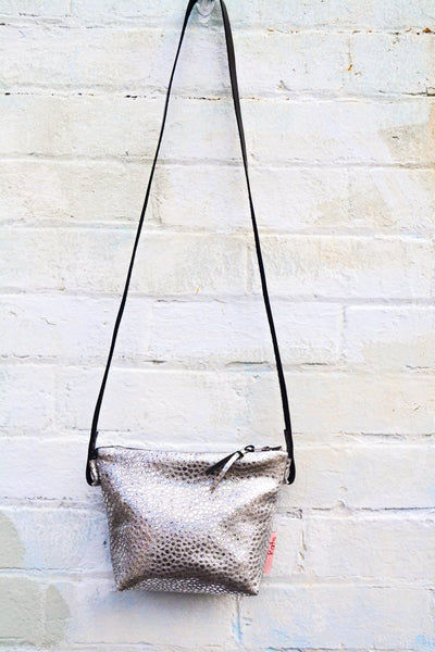 Sparkle! Silver cross-body bag