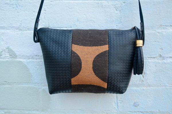 Chainmail Leather Handbag- Large