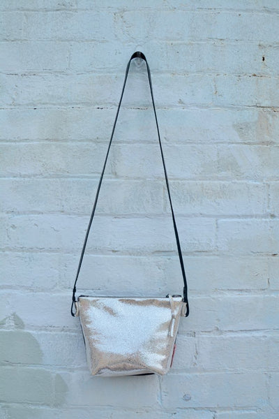 Another Sparkle! Silver cross-body bag