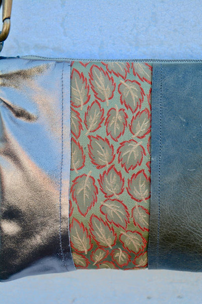 Green Tones Leather small cross-body bag