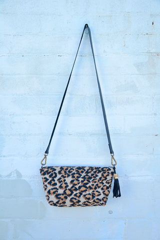 Leopard Print Shoulder Bag Medium