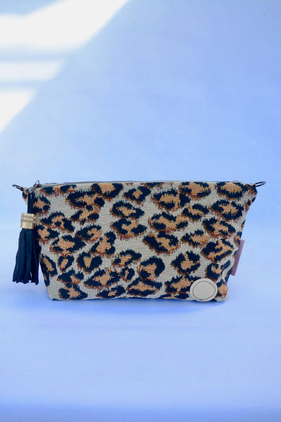 Leopard Print Shoulder Bag Large