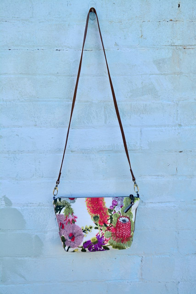 Australian Botanical Print Shoulder Bag Large – Designed by Kate